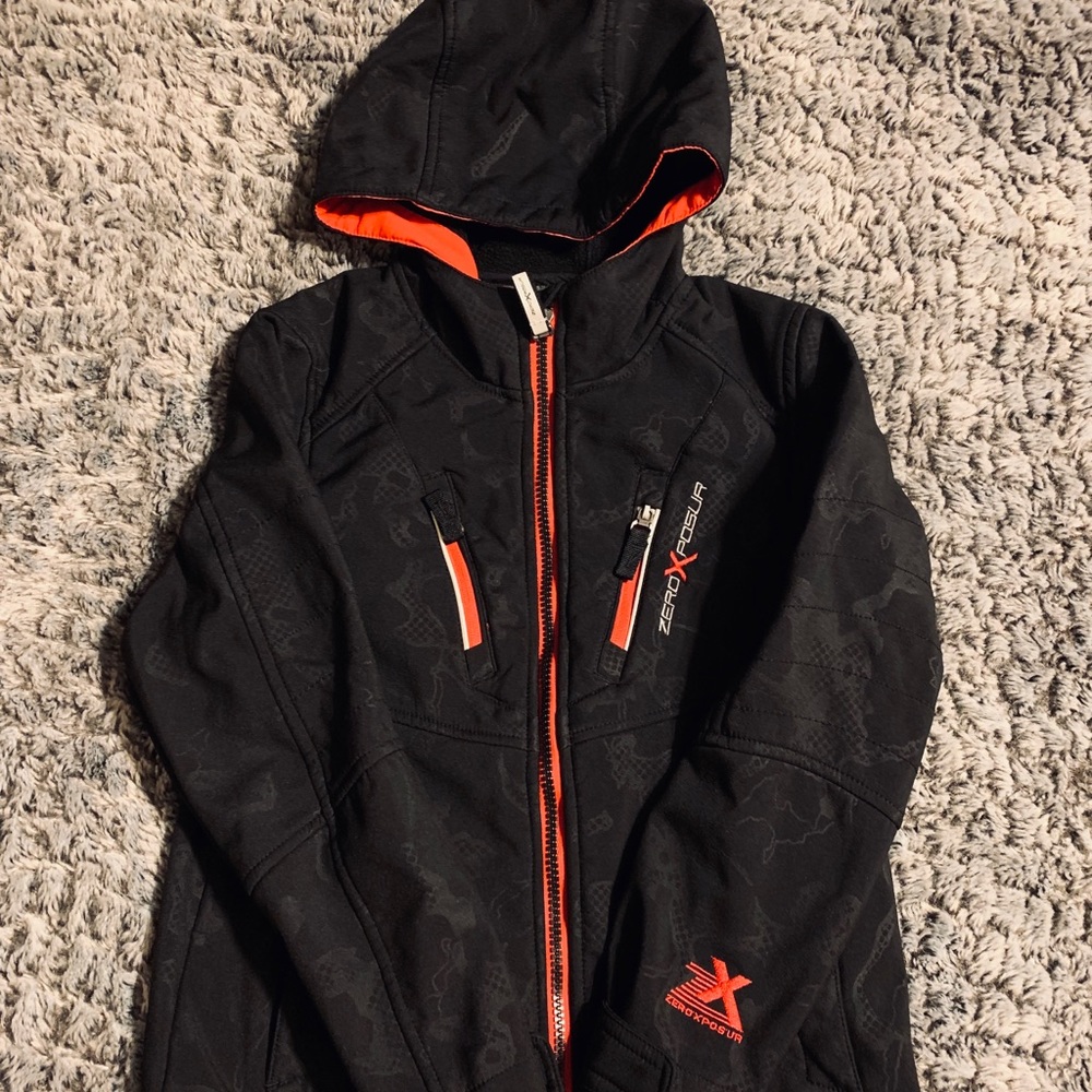 Boys black Zero Xposur Jacket size 8